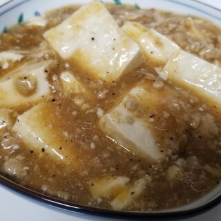 豆板醤不要！豚ひき肉の麻婆豆腐！